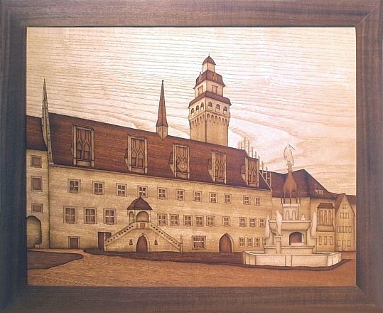 Rathaus Zeitz mit Finkgrfebrunnen